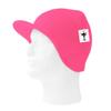 TOP HEADWEAR Winter Beanie Hat with Visor Brim Warm Knit Cuffless Beanie Cap, Hot Pink view 3