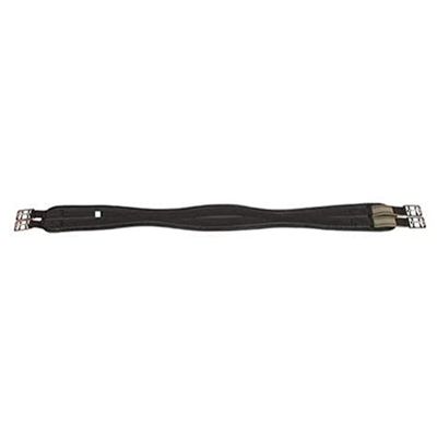 Kerbl Unisex's 321056 Curved Saddlegirth-Black, 120 cm