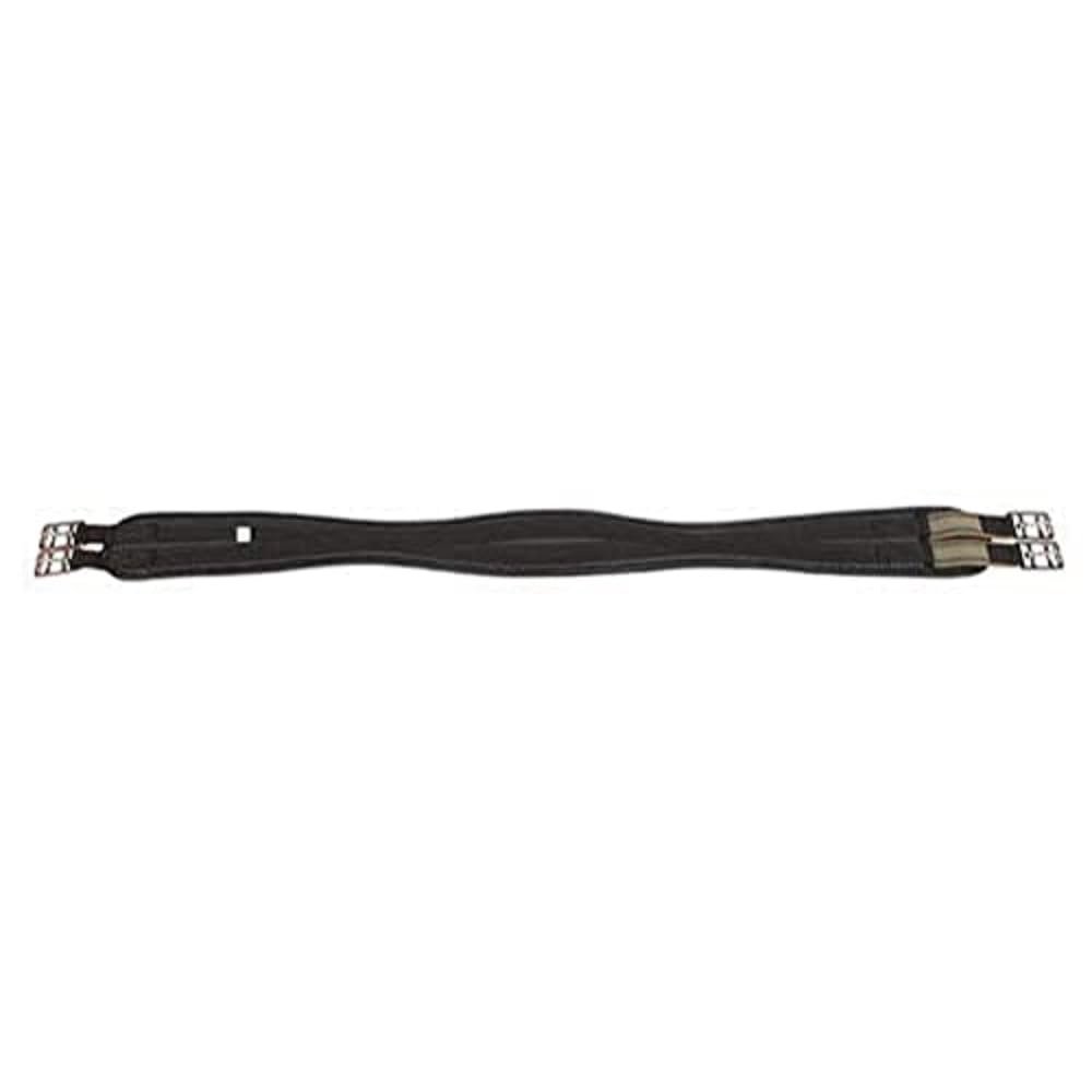Kerbl Unisex's 321056 Curved Saddlegirth-Black, 120 cm