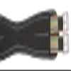 Kerbl Unisex's 321056 Curved Saddlegirth-Black, 120 cm view 2