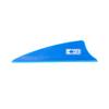 Bohning 1.5-Inch Shield Cut X-Vanes (100-Pack), Satin Blue view 2