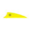 Bohning X Vane, 1.75" FITA, 3D, Target Vane, Neon Yellow, 36pk view 1