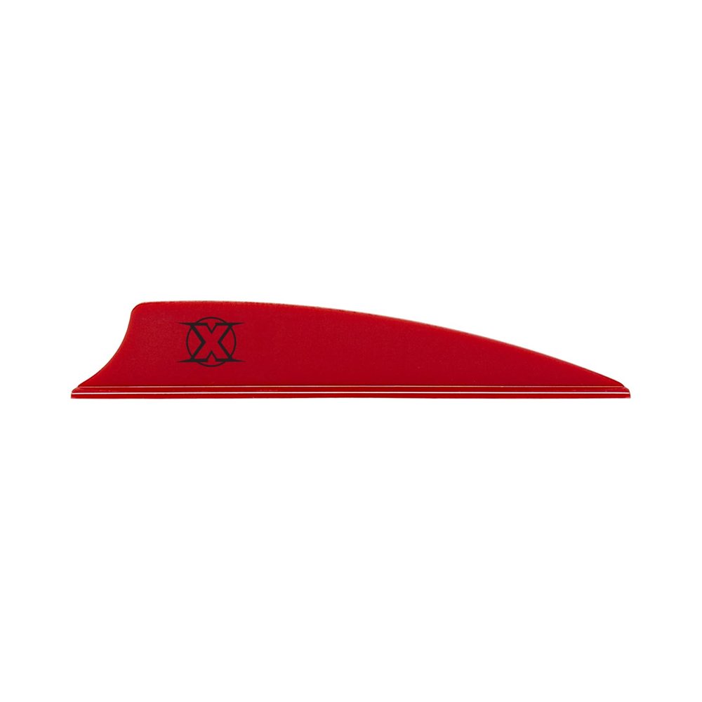Bohning X Vane, 2.25" Hunting, 3D, Target Vane, Red, 36pk