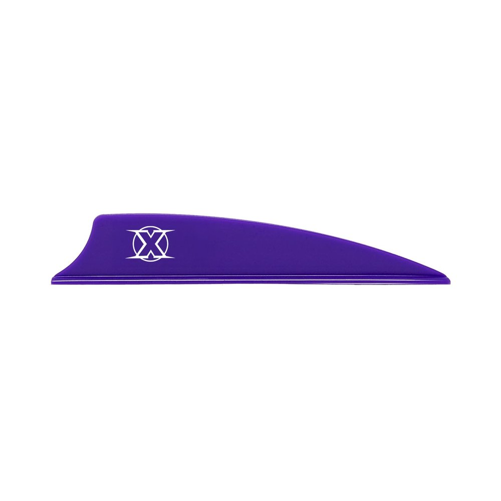 Bohning X Vane, 2.25" Hunting, 3D, Target Vane, Purple, 36pk