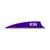Bohning X Vane, 2.25" Hunting, 3D, Target Vane, Purple, 36pk view 2
