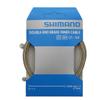 SHIMANO Spares Road/MTB Dual Ended Brake Steel Inner Wire, 1.6 x 2050 mm, Box 10 Silver view 1