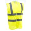 Yoko Unisex Premium Hi-Vis Waistcoat Vest/Jacket (XL) (Black) view 2