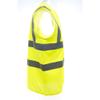 Yoko Unisex Premium Hi-Vis Waistcoat Vest/Jacket (XL) (Black) view 3