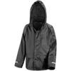 Result Core Childrens/Kids Unisex Junior Rain Suit Jacket And Trousers Set (7-8) (Black) view 4