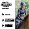 Troxel Liberty Ultralight Horse Riding Helmet, Low-Profile Adjustable Design, Safety Horseback Riding Gear, Large (7-1/4 - 7-1/2), Cobalt view 2