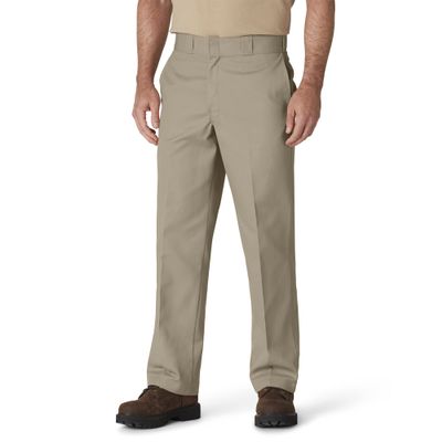 Dickies Mens Original 874 Work Pants  Durable Straight Leg Uniform Trousers for Men, Ideal for Industrial or Office Use, Desert Sand, 30W x 30L