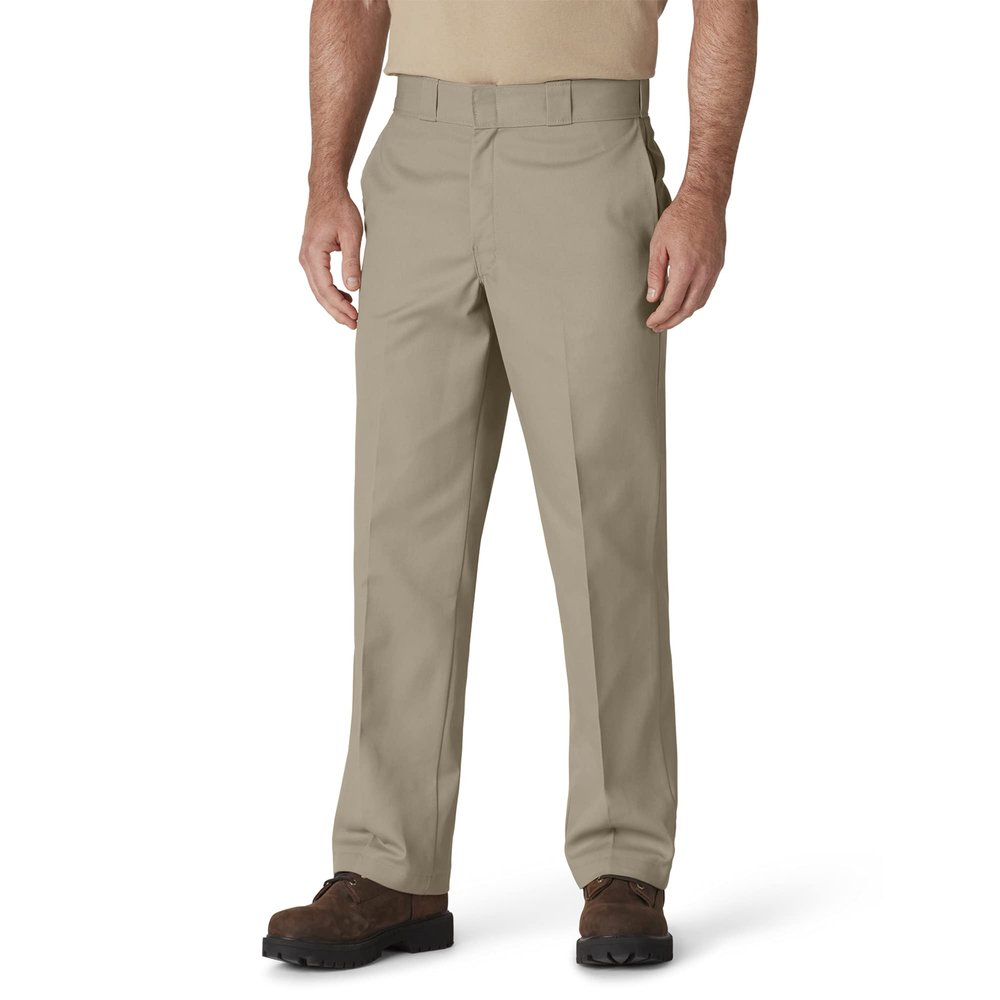 Dickies Mens Original 874 Work Pants  Durable Straight Leg Uniform Trousers for Men, Ideal for Industrial or Office Use, Desert Sand, 30W x 30L