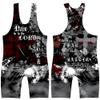 4 Time All American Sublimated Wrestling Singlet  Stitched & Durable Mens Singlet  Singlet for Wrestling, MMA & Powerlifting Wrestling Singlet Youth Boys (PS 144:1 Red, XXXS/YM 41-50 lbs.) view 1