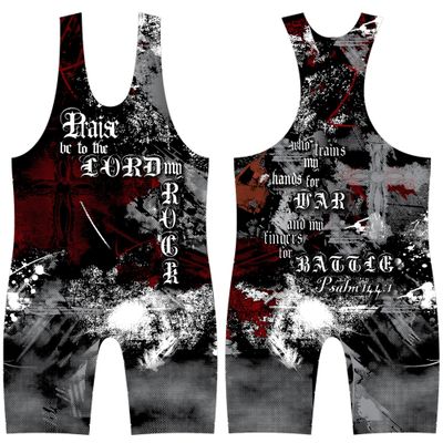 4 Time All American Sublimated Wrestling Singlet  Stitched & Durable Mens Singlet  Singlet for Wrestling, MMA & Powerlifting Wrestling Singlet Youth Boys (PS 144:1 Red, L 156-190 lbs.)