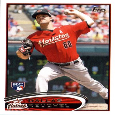 2012 Topps Update Series Baseball Card # US188 Dallas Keuchel RC Houston Astros