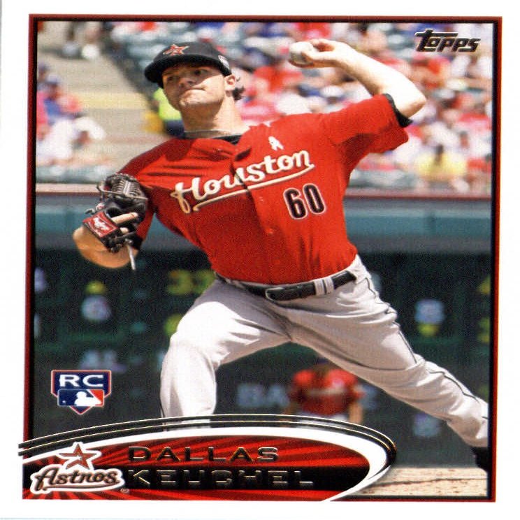 2012 Topps Update Series Baseball Card # US188 Dallas Keuchel RC Houston Astros