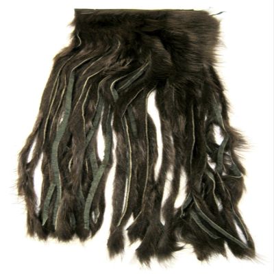 Wapsi Rabbit Half Skin Zonked Dark Brown