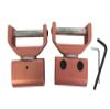 AJ Tack Swivel and Lock Stirrup Turner Copper Brown / 2.5" view 1