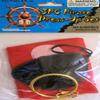 Pirate Black Eye Patch Set with NonWoven Scarf & Gold Earring view 1