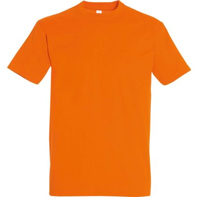 SOLS Mens Imperial Heavyweight Short Sleeve T-Shirt (5XL) (Orange)