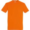 SOLS Mens Imperial Heavyweight Short Sleeve T-Shirt (5XL) (Orange) view 1