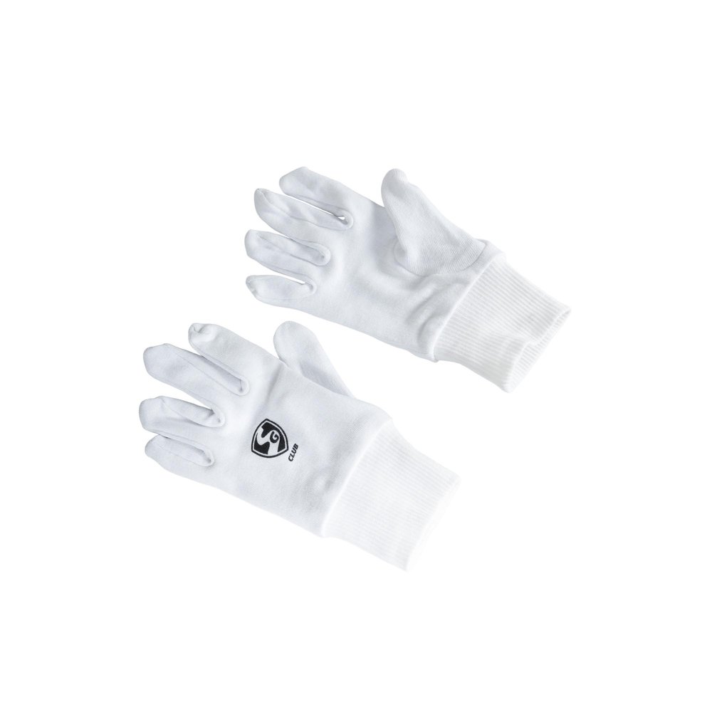 SG Club Inner Batting Gloves | White | Boys Size | Cotton | Youth | Right Hand Orientation | Quality Products | 100% Customer Satisfaction | Comfortable & Durable Fit