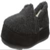 Acorn Unisex-Kid's Colby Gore Moc Slipper, Black Berber, 3-4 Big Kid view 1