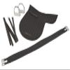 Kerbl Haflinger Saddle Set, Black view 3
