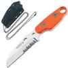Fox Compso Fixed Blade Neck Knife FX-303OR N690Co Stainless and Orange G10 FX-303 OR view 1