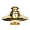 Petromax Top Reflector and Visor for HK350/HK500 Home and Camping Pressure Lanterns, Reflects Lamp Light Downward, Gold-Plated view 1