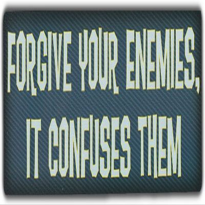 Bumper Sticker: Forgive Your Enemies, It Confuses Them | Peace Coexist