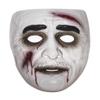 Forum Novelties Men's Transparent Zombie Mask-Male, White, Standard view 1