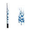 Bohning 4" Abstract Arrow Wraps, Standard, Blue & White Flame view 1