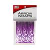 Bohning 4" Abstract Arrow Wraps, Standard, Purple Flame view 2