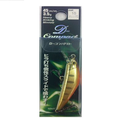 Smith LTD Minnow D-Compact 3.5g 45mm Orange Haku #10