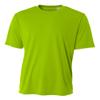 A4 Men's Cooling Performance Crew Short Sleeve T-Shirt, Lime, X-Large view 1
