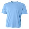 A4 Men's Cooling Performance Crew Short Sleeve T-Shirt, Light Blue, 4X-Large view 1