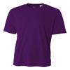 A4 Men's Cooling Performance Crew Short Sleeve T-Shirt, Purple, X-Large view 1