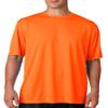 A4 Men's Cooling Performance Crew Short Sleeve T-Shirt, Safety Orange, Small view 2