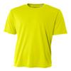 A4 Mens Cooling Performance Crew, XL, Safety Yellow view 1