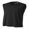 A4 Mens Cooling Performance Muscle Tank Top | Moisture-Wicking | Medium | Black view 1