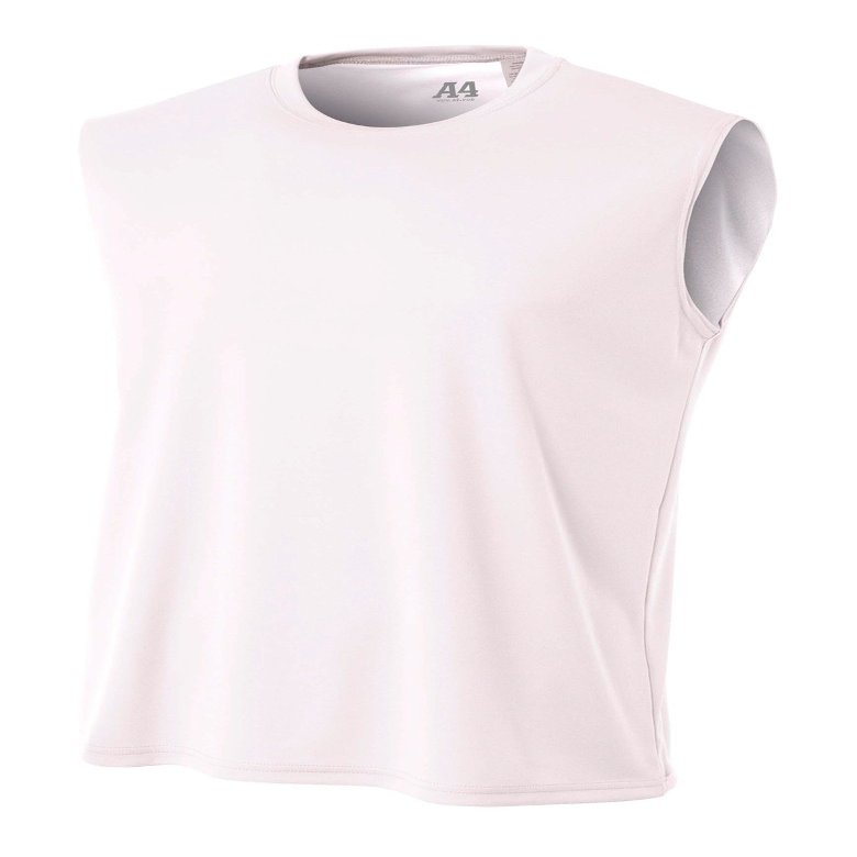 A4 Men's Cooling Performance Muscle T-Shirt, White, X-Large