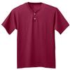 A4 Mens Tek 2-Button Henley, Large, Cardinal view 2