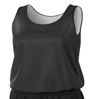 A4 Womens Reversible Mesh Tank, 2XL, Black/White