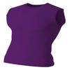 A4 Mens Compression Muscle Shirt Tee, Small, Purple