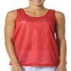 A4 Reversible Mesh Tank (Scarlet Red/White) (X-Small) view 1