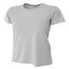 A4 Women's Cooling Performance Crew (XL, Silver) view 1
