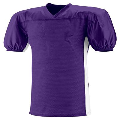 A4 Big Boys' Moisture Stretch Mesh Football Jersey, XS, Purple/White