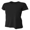 A4 Womens Cooling Performance Crew, Small, Black view 1