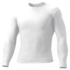 A4 Mens Long Sleeve Compression Crew, Large, White view 2